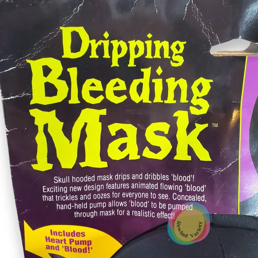 Vintage Fun World Bleeding Mask New In Package